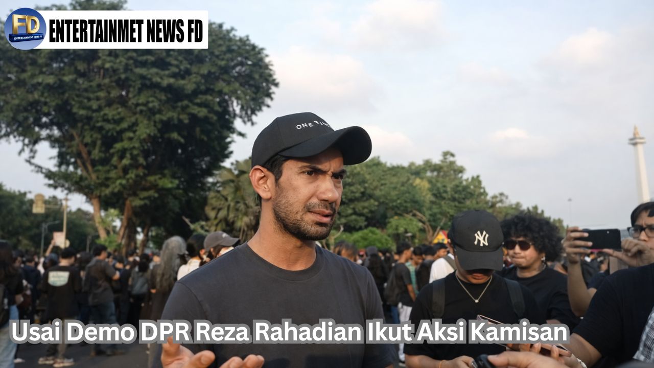 Usai Demo DPR Reza Rahadian Ikut Aksi Kamisan