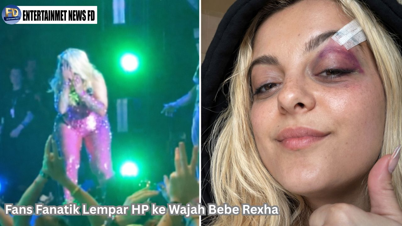 Fans Fanatik Lempar HP ke Wajah Bebe Rexha