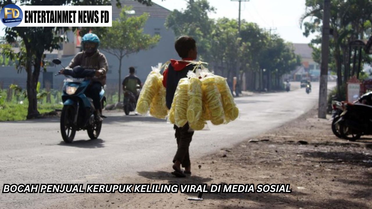 Bocah Penjual Kerupuk Keliling Viral di Media Sosial