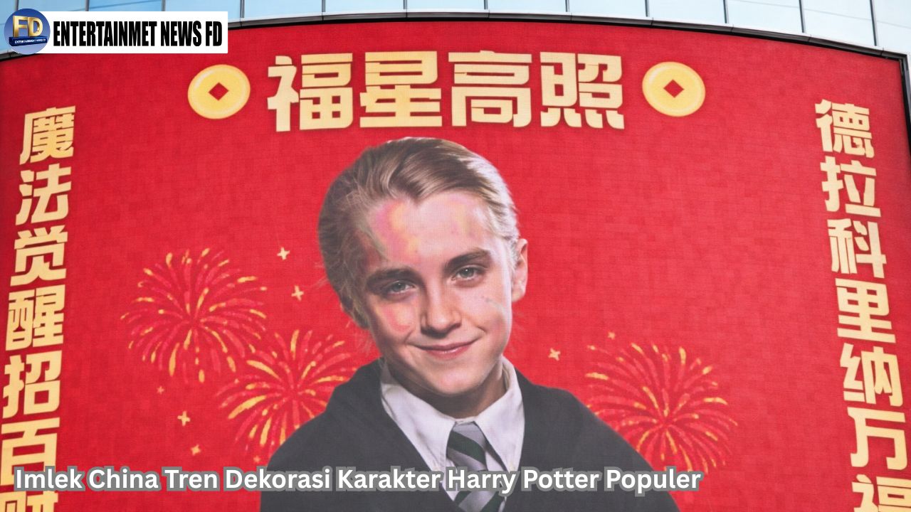 Imlek China Tren Dekorasi Karakter Harry Potter Populer