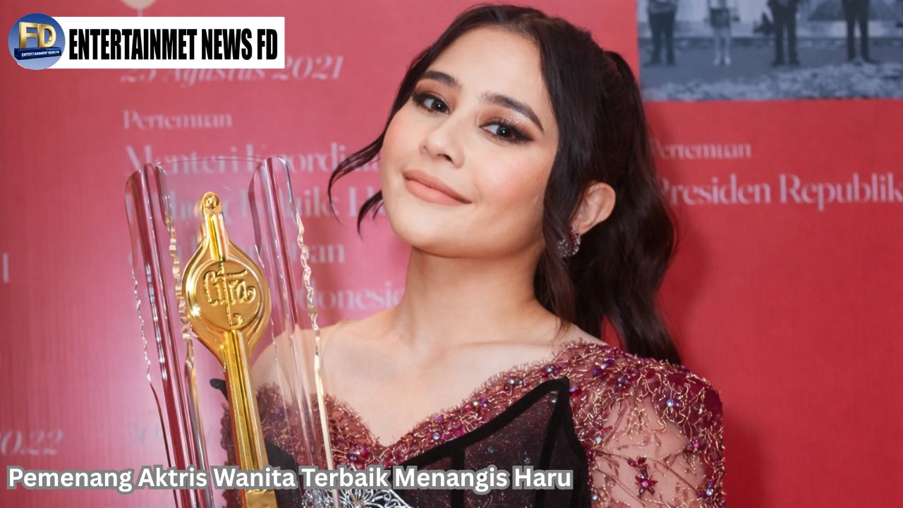 Pemenang Aktris Wanita Terbaik Menangis Haru